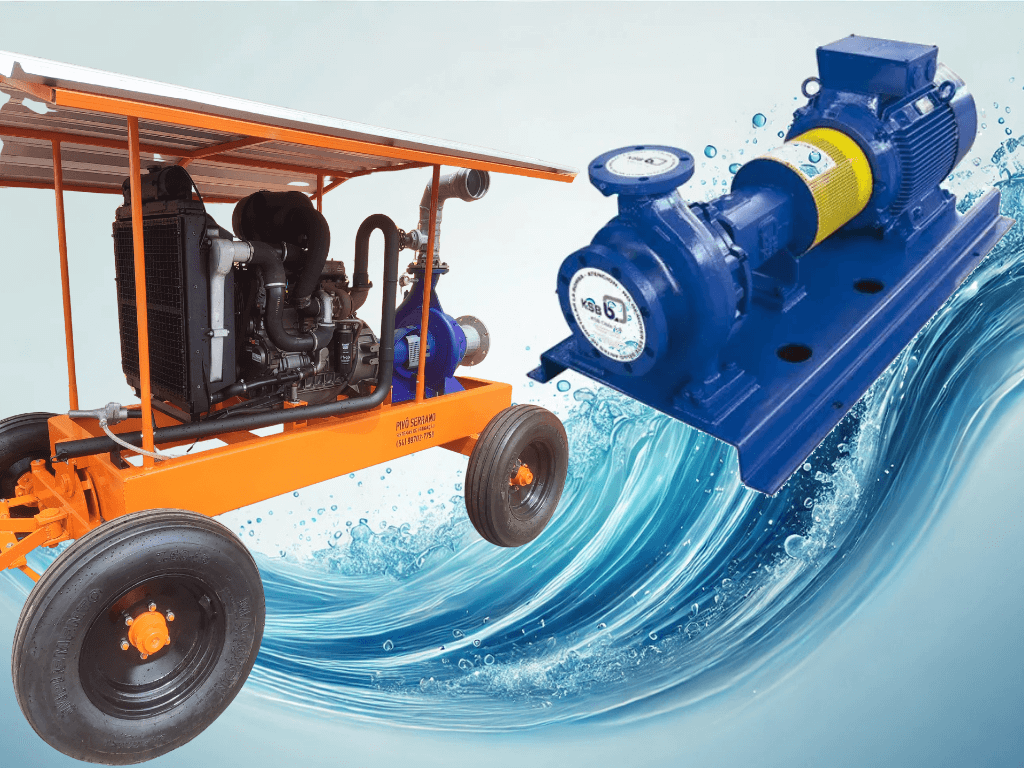 Motobomba para sistema de irrigação