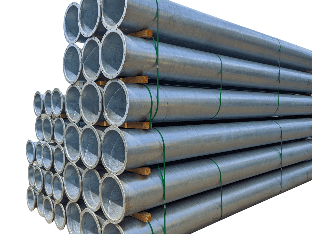 Tubos e conexões de aço zincado